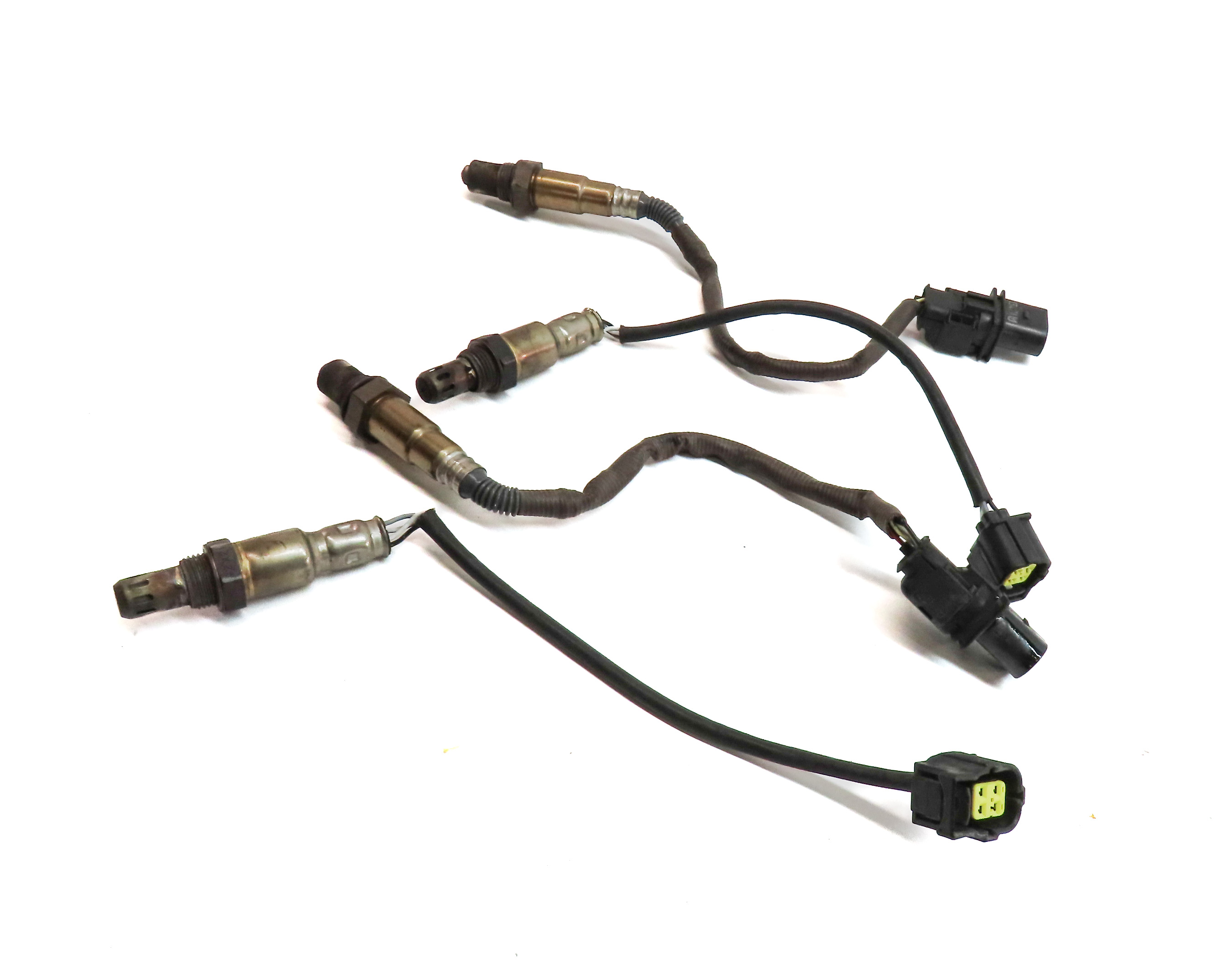 2014 MERCEDES GL450 (X166) 4.6L M278 ENGINE PRE POST CAT O2 OXYGEN SENSOR SET-4 — exact item pictured